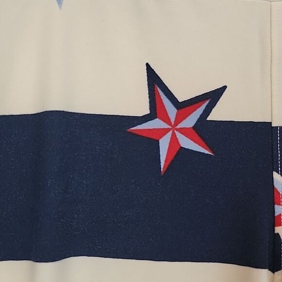 LulaRoe Americana striped leggings with stars Women's Size S - Picture 4 of 10